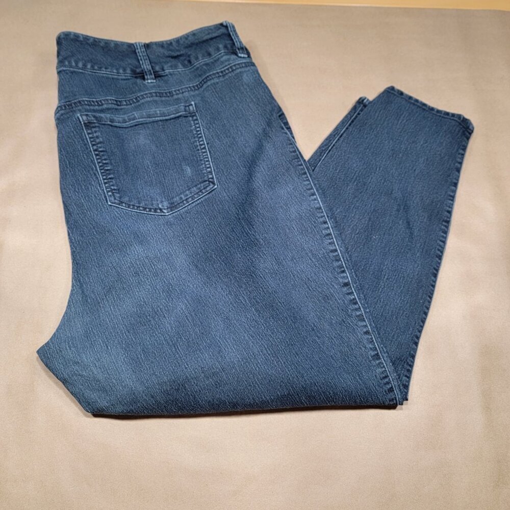 torrid Size 24S Jegging Super Soft Blue Denim Jeggings, Gently Used Condition